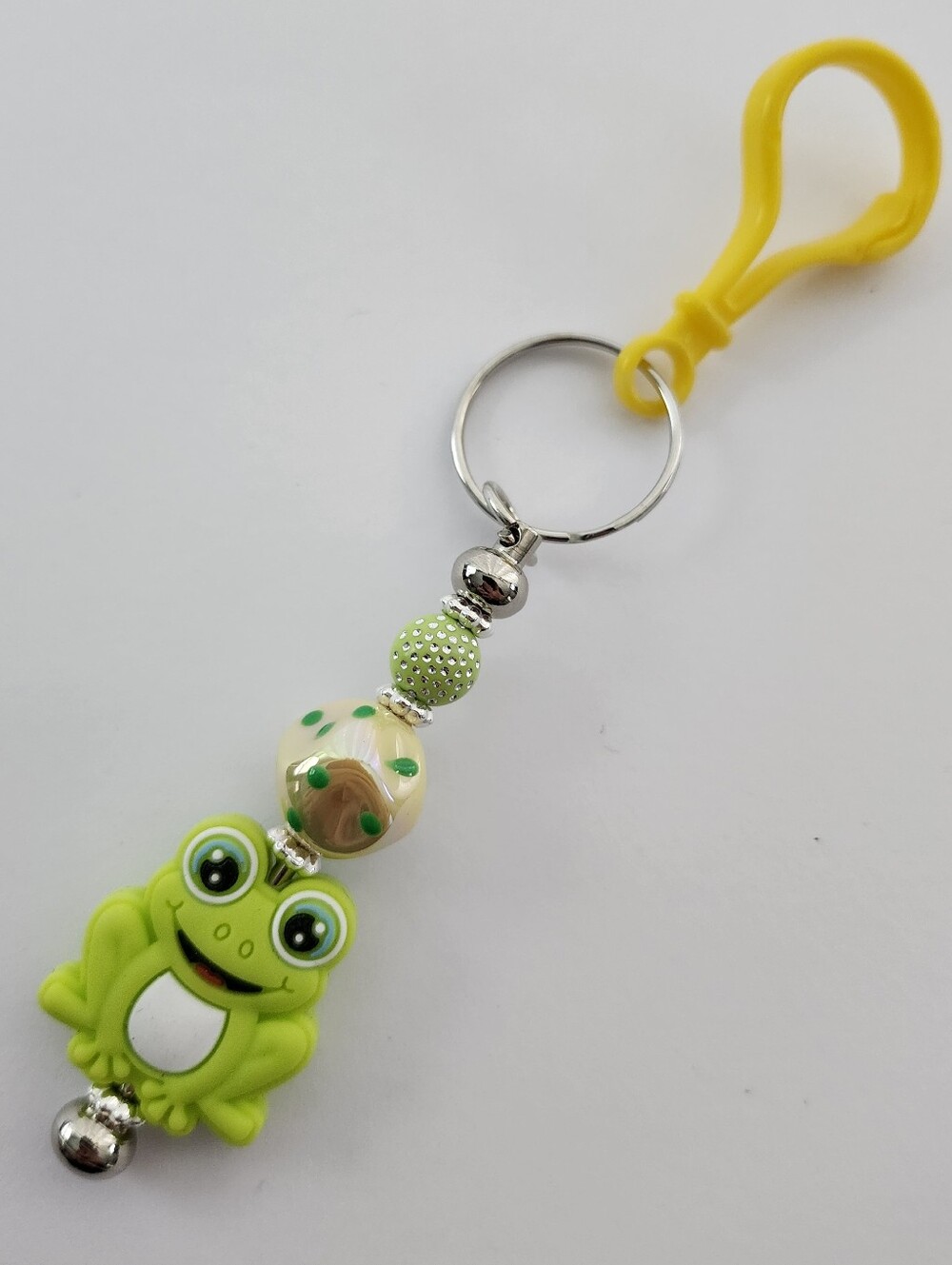 Frog Backpack Zipper Charm Handcrafted